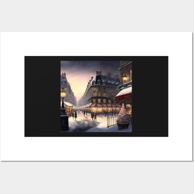 Christmas in town square VII Wall Art by RoseAesthetic